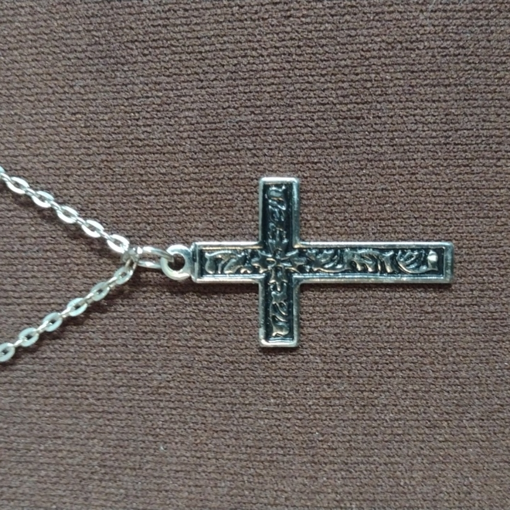 Silver Cross Necklace